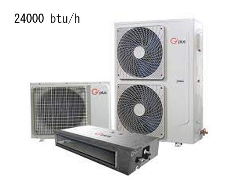 داکت اسپلیت دور ثابت Gplus  گرمسیری به ظرفیت 24000BTU/HR مدل  GCD-24MN6FHR3 سرد و گرم