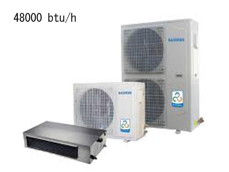 داکت اسپلیت اینورتر baumen به ظرفیت 48000btu مدل BID-48H سرد و گرم